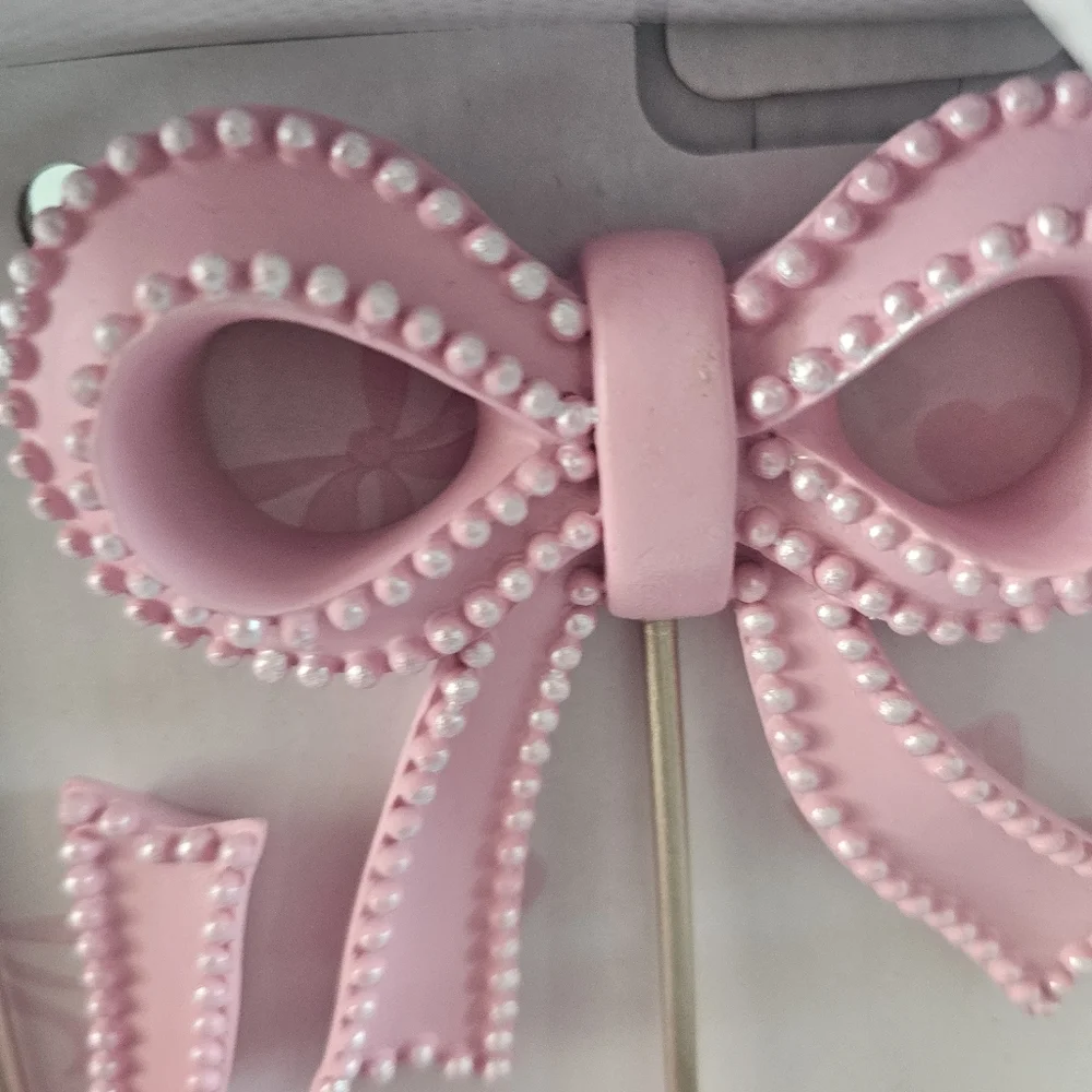 Pink Bow Hook Set New